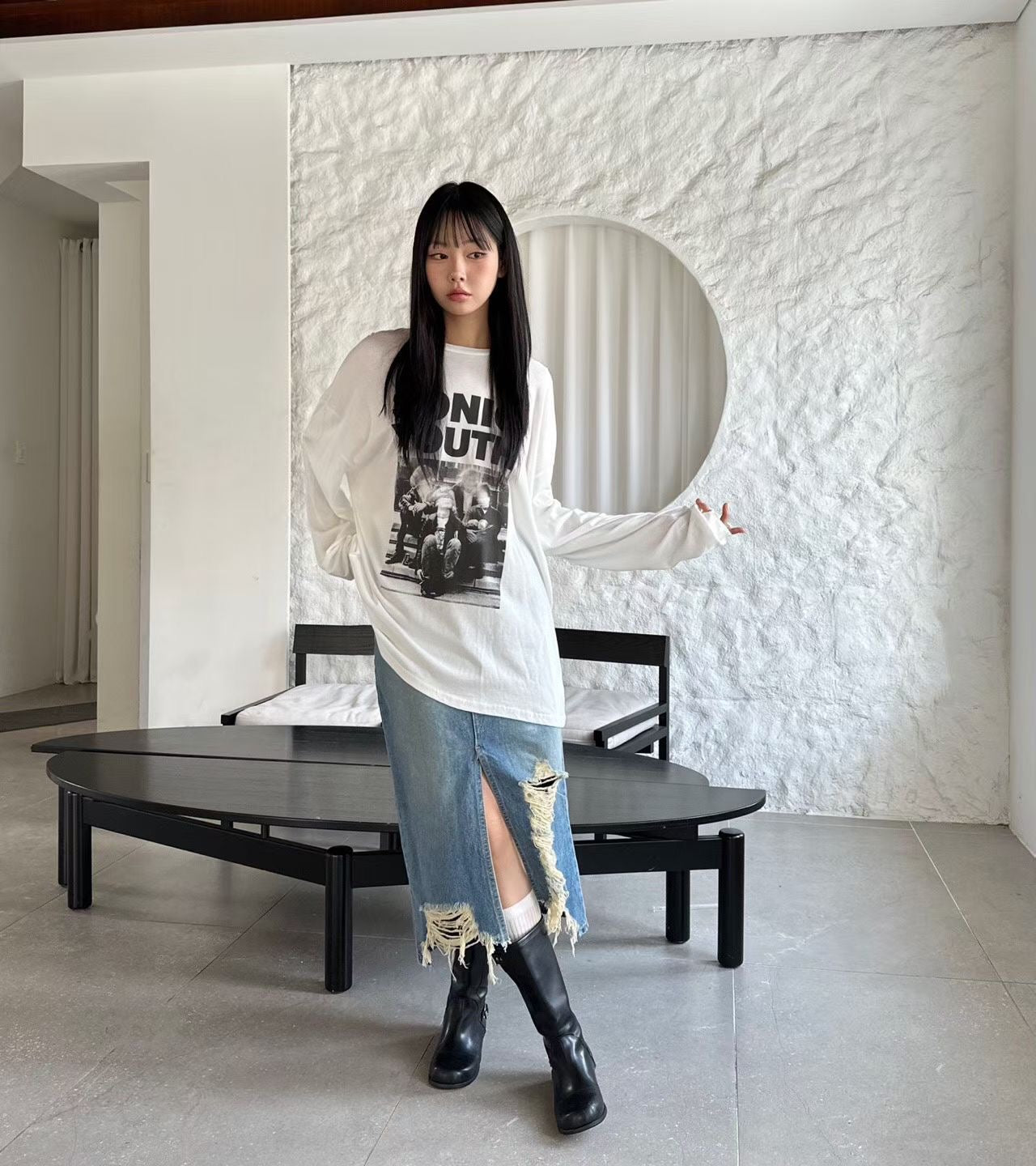 SONIC YOUTH GRAPHIC LONG-SLEEVE TEE