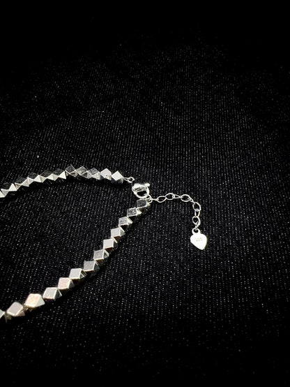 925 ICOSAHEDRON STONE BRACELET