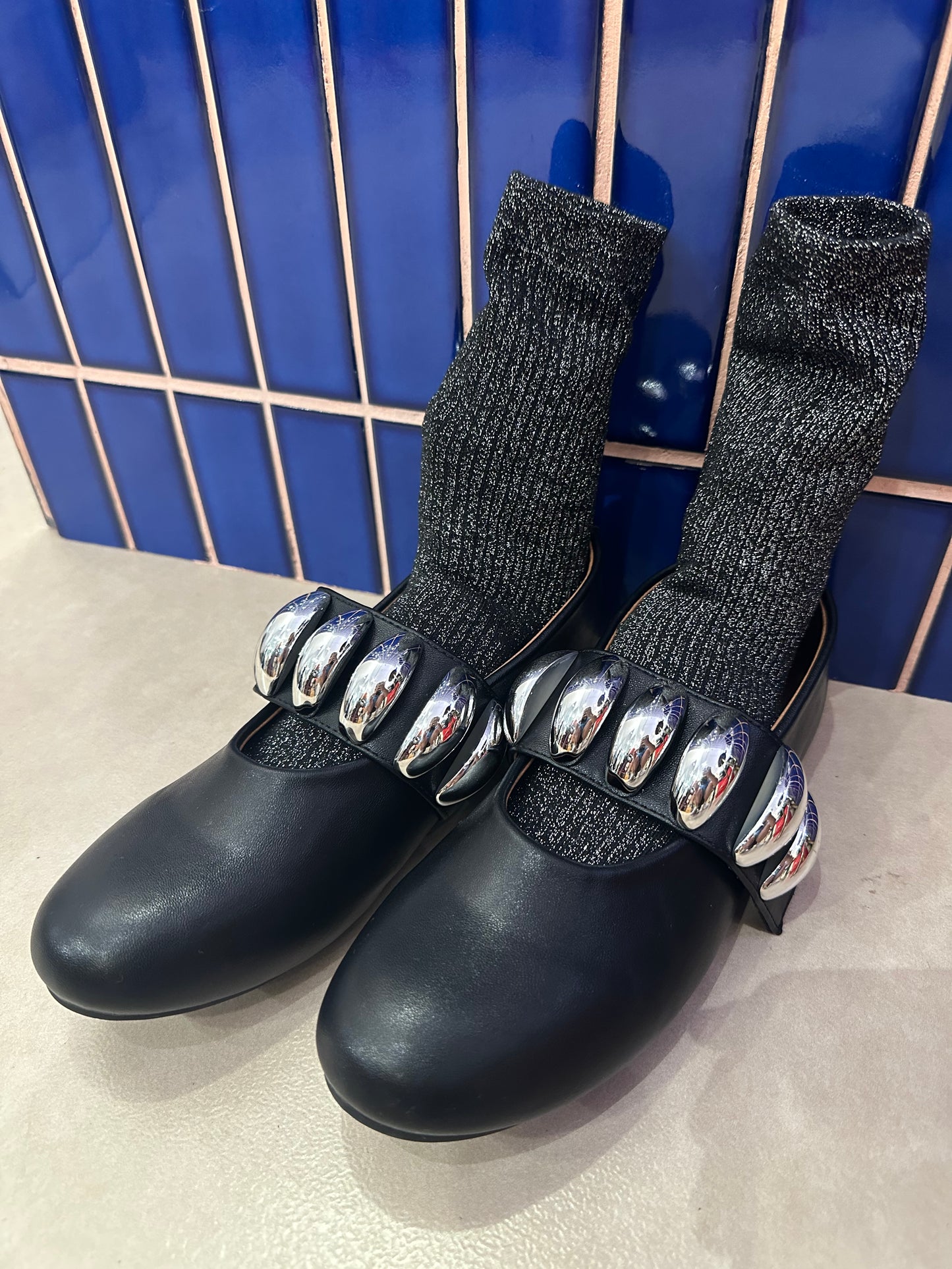 LAMBSKIN MJ BALLERINA FLATS