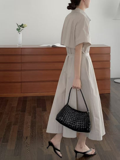 SHORT SLEEVES DRESS