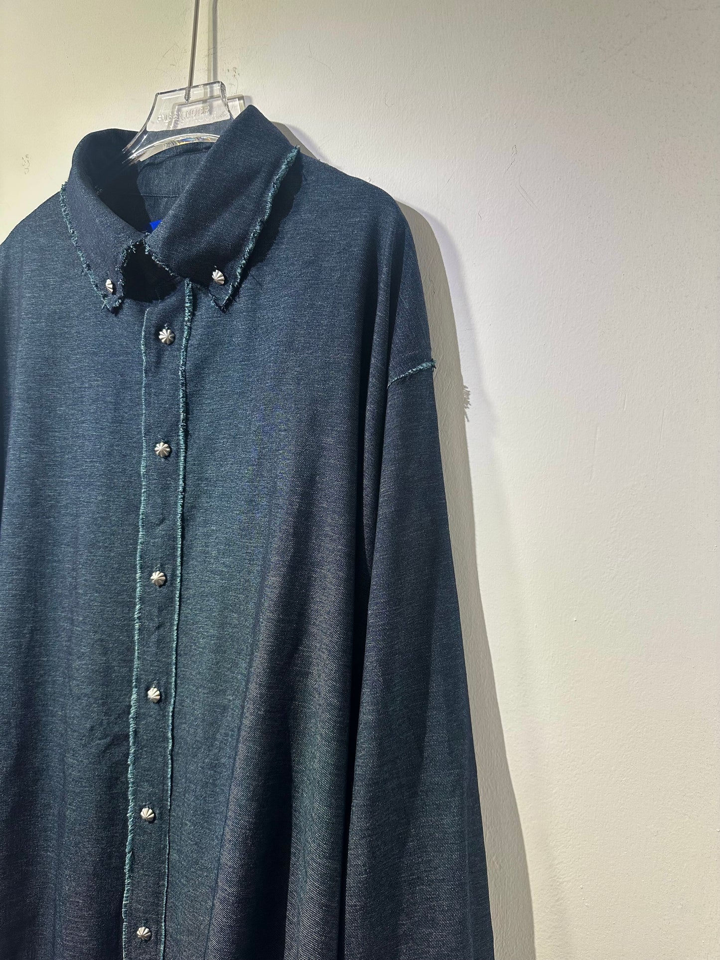 • FUSSY MADE • MARLED IMITATION DENIM SHIRT