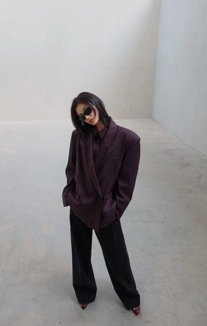 HARMONY CHECKED BLAZER