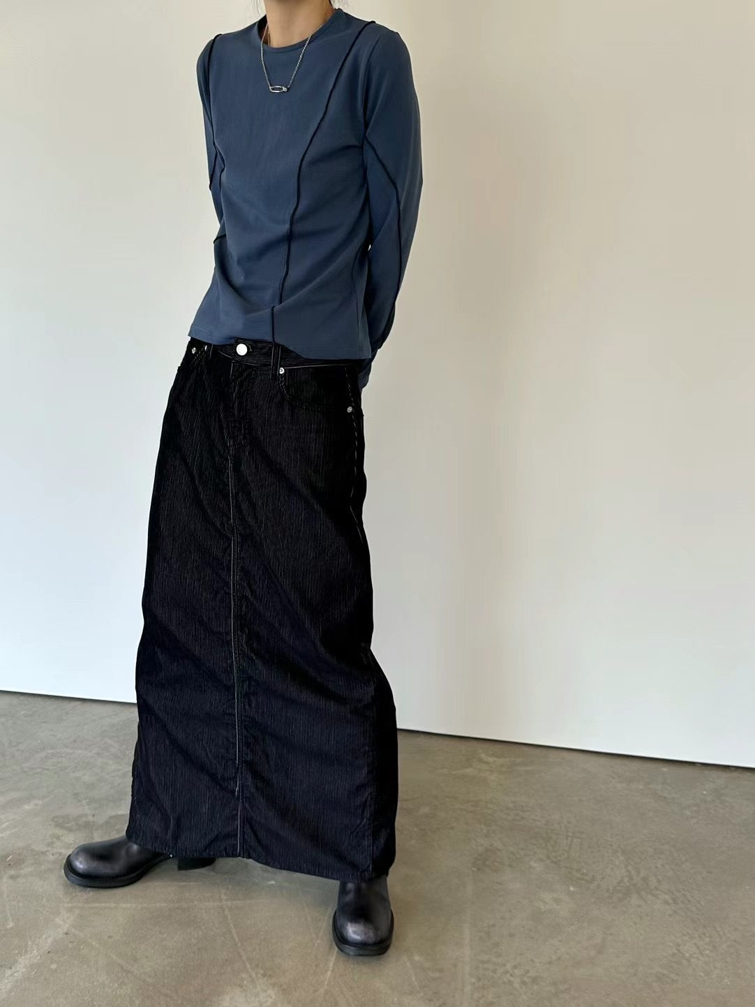 STRAIGHT GRAIN SOFT SKIRT