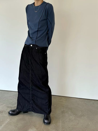 STRAIGHT GRAIN SOFT SKIRT