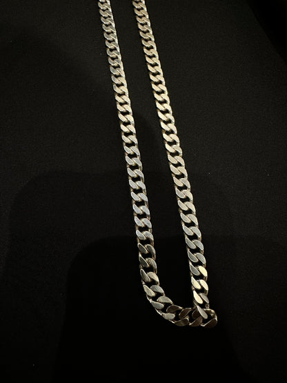 HANDMADE 925 6MM THICK CHAIN NECKLACE