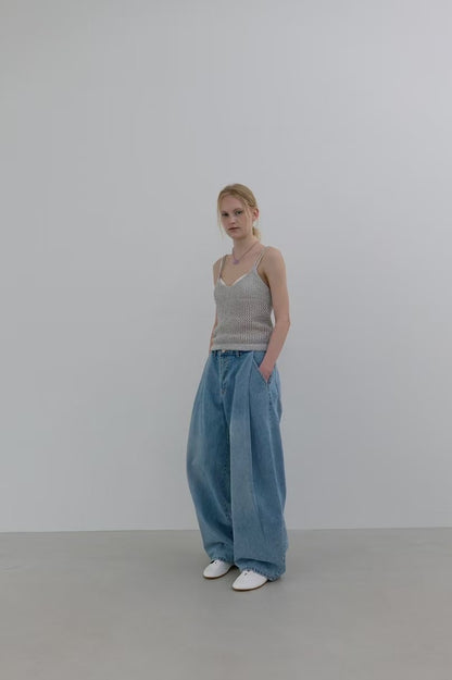 CLEAN BARREL JEANS