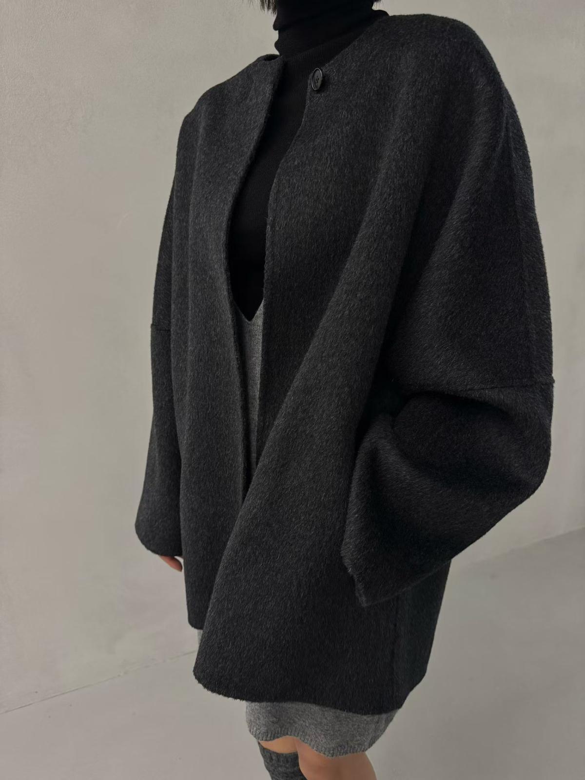 SINGLE-FASTEN WOOL COAT