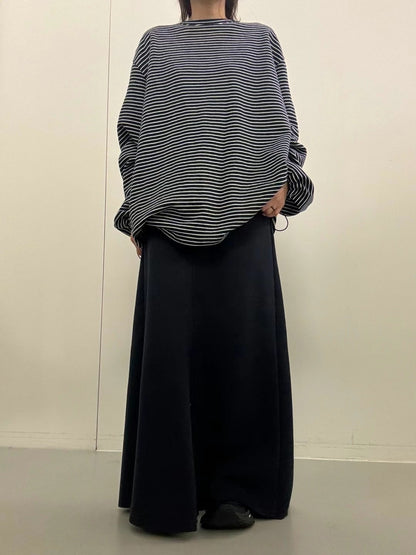 OVERSIZE STRIPE COTTON TEE