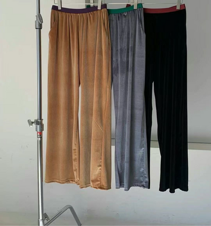 COLOUR VELVET PANTS