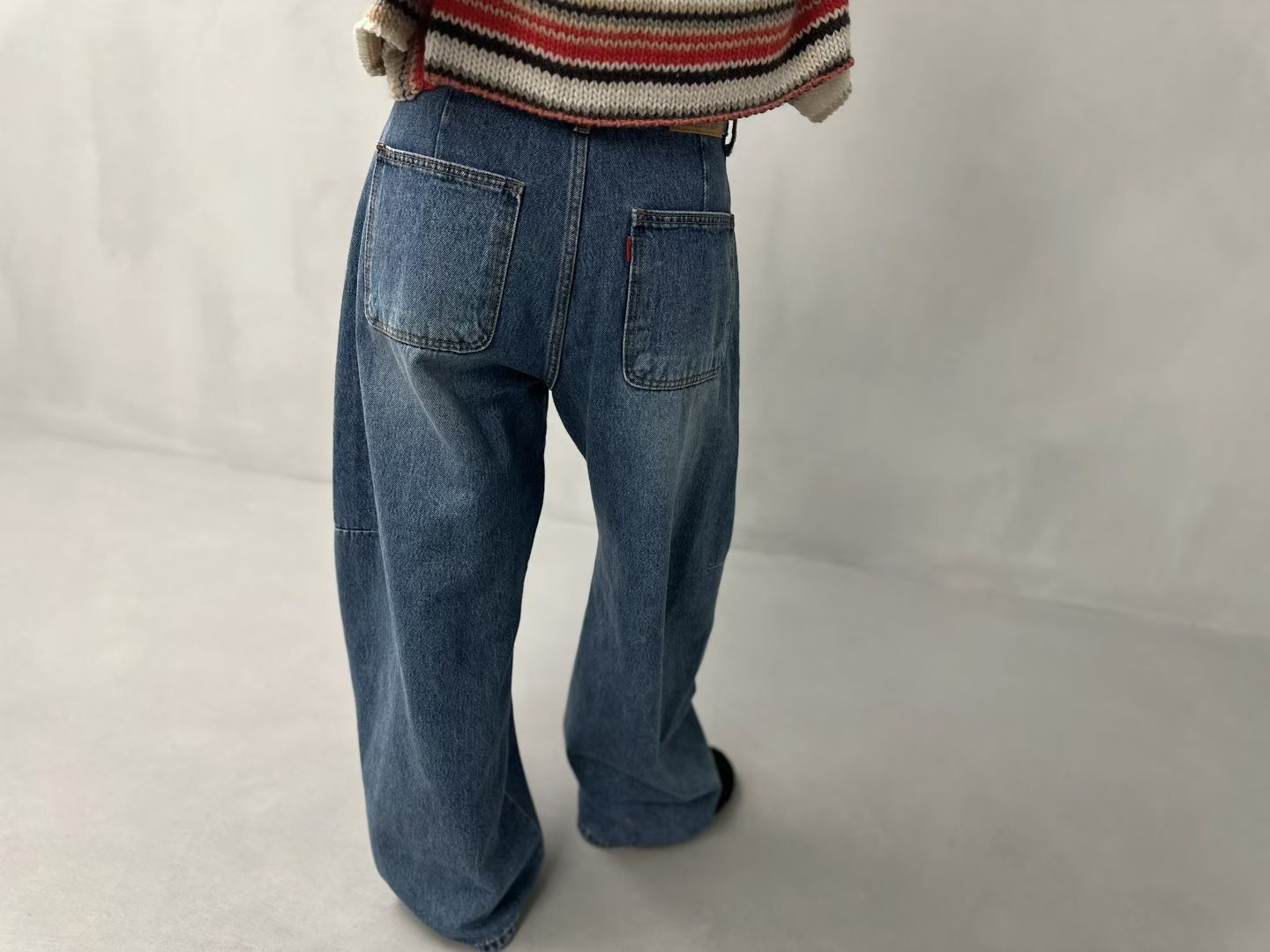 BAGGY DENIM PUDDLE JEANS