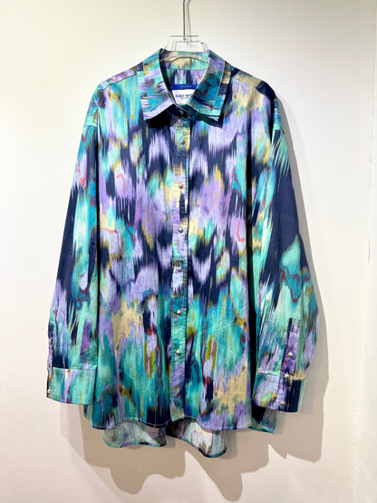 • FUSSY MADE • WATERCOLOR ABSTRACT SHIRT