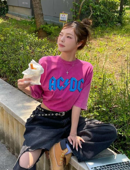 AC/DC MAP TEE - 2 COLOURS