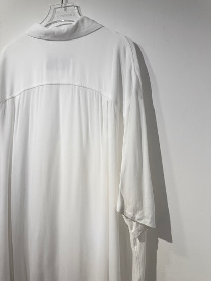 • FUSSY MADE • MILKY COTTON-LINEN BLEND SHIRT