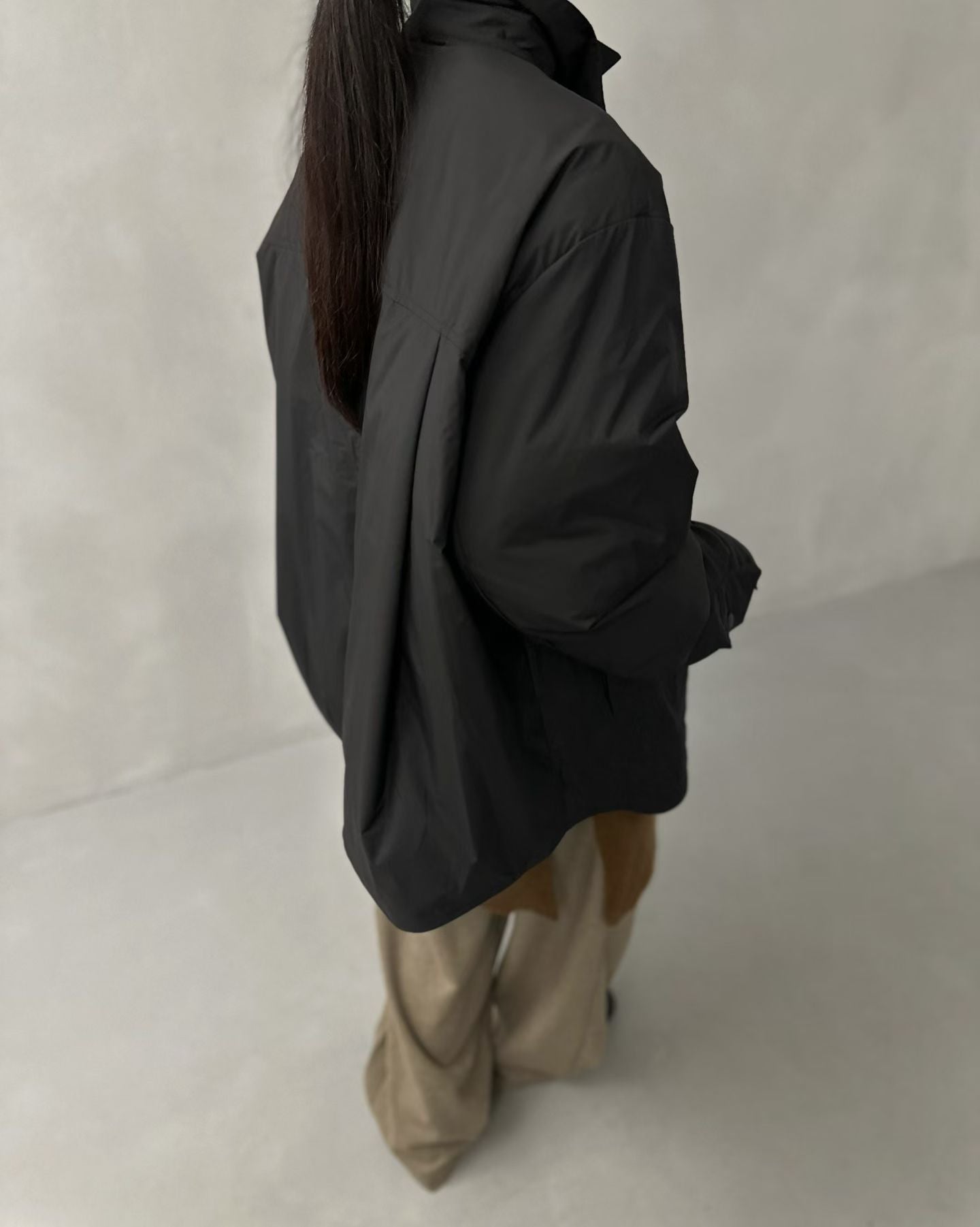 PADDED SHIRT-STYLE DOWN JACKET
