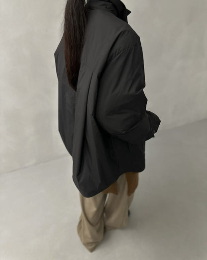 PADDED SHIRT-STYLE DOWN JACKET