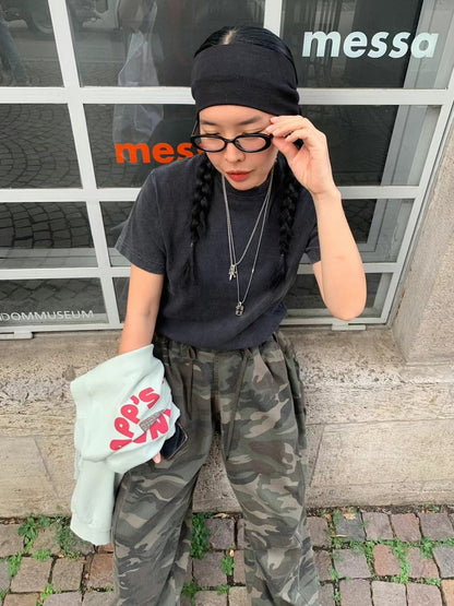 WASHED FIT CUT TEE
