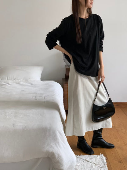SHEER ENDED LAYERING TOP