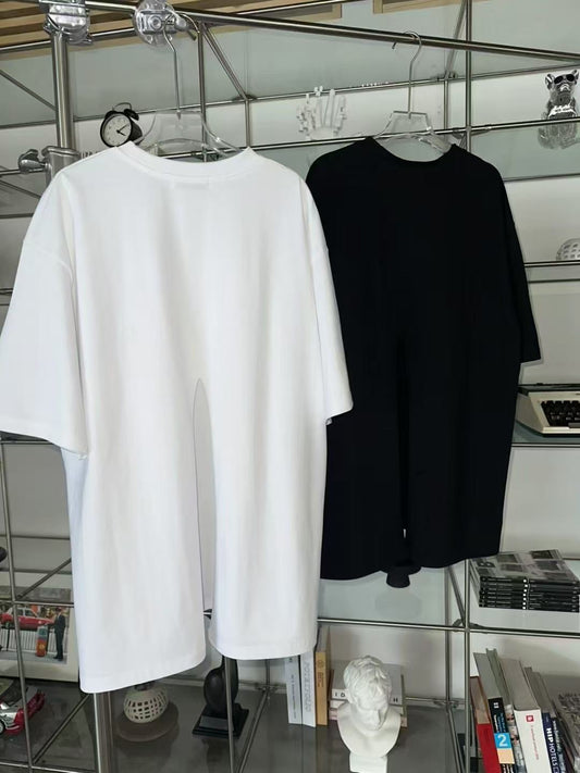 SPLIT-BACK CASUAL TEE