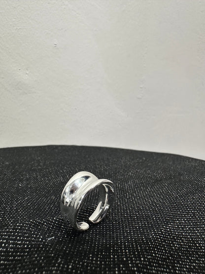 925 CHUNKY MID DENT RING