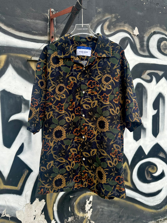 • FUSSY MADE • VINTAGE INSPIRED FLORAL MOTIF SHIRT
