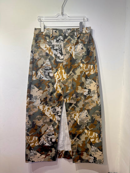 • FUSSY MADE • CAMO PATCHED SKIRT