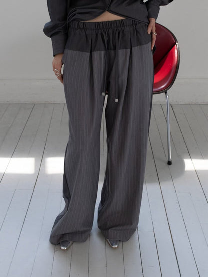 ELEGANT LOUNGE PINSTRIPES PANTS