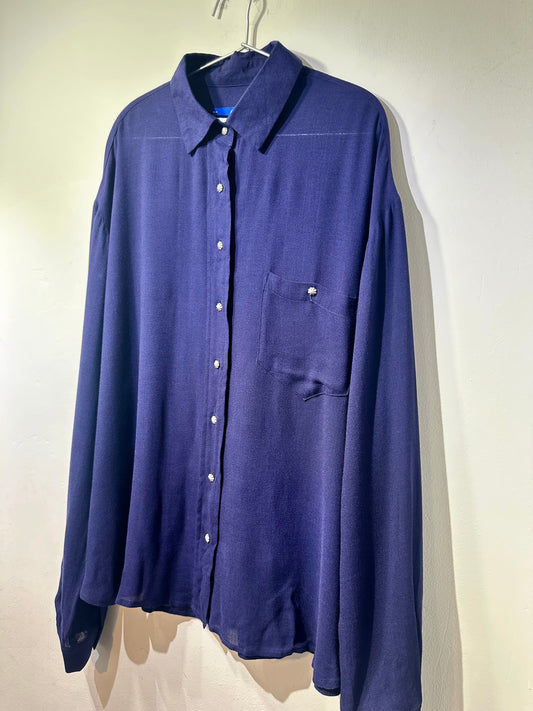 • FUSSY MADE • VIOLET COTTON LINEN SHIRT