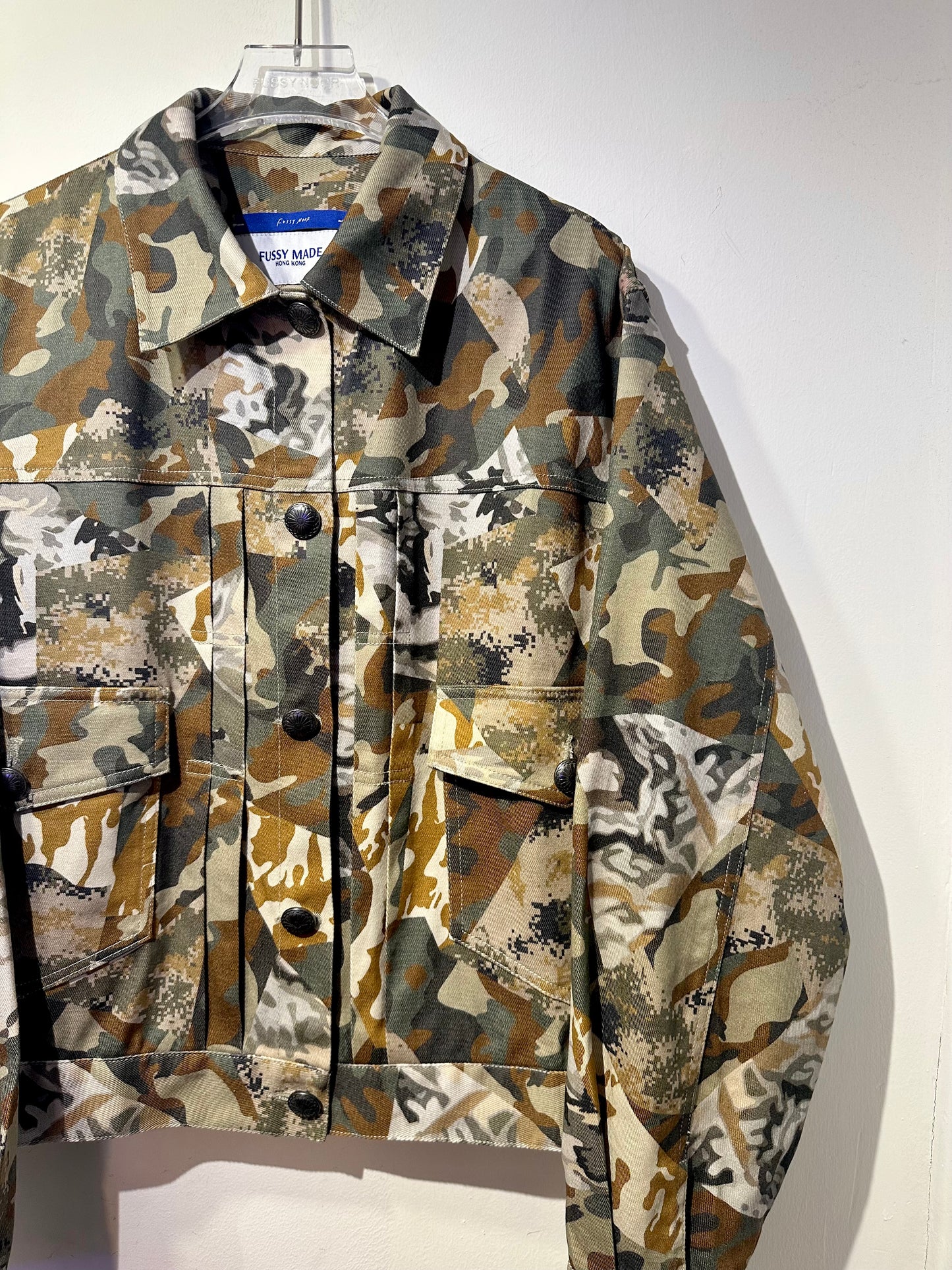 • FUSSY MADE • CAMO PATCHED JACKET