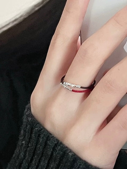 925 WAXY LINE RING