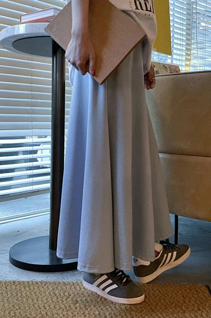 COTTON FLARE END SKIRT
