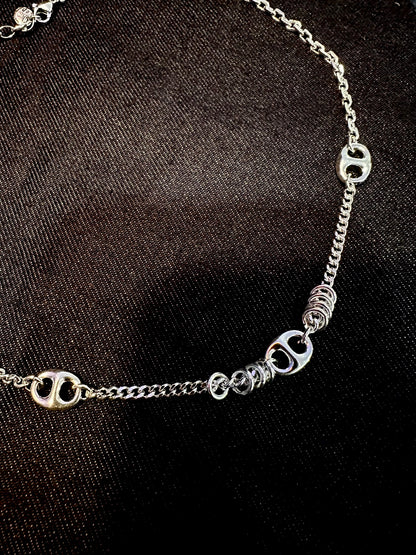 925 PIGGY NOSE LINK NECKLACE