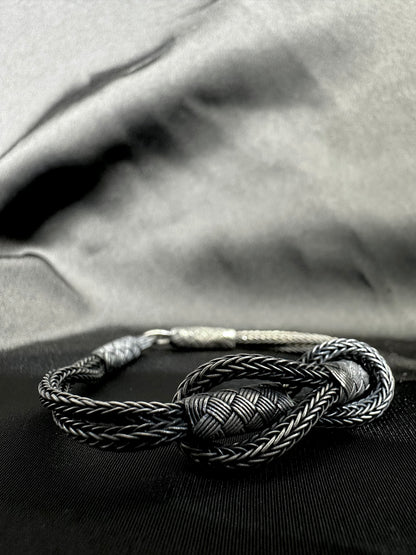 HANDMADE 925 TWIST ROPE BRACLET
