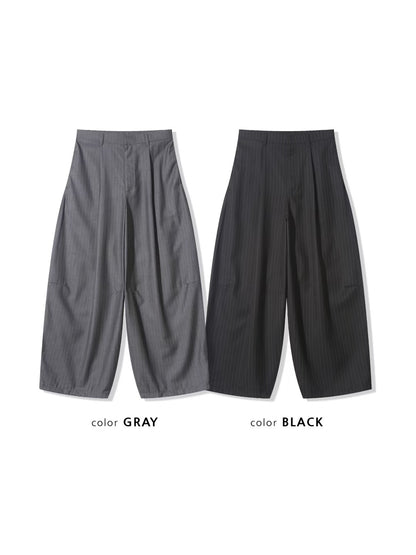 MODERN STRIPE SLOUCHY PANTS