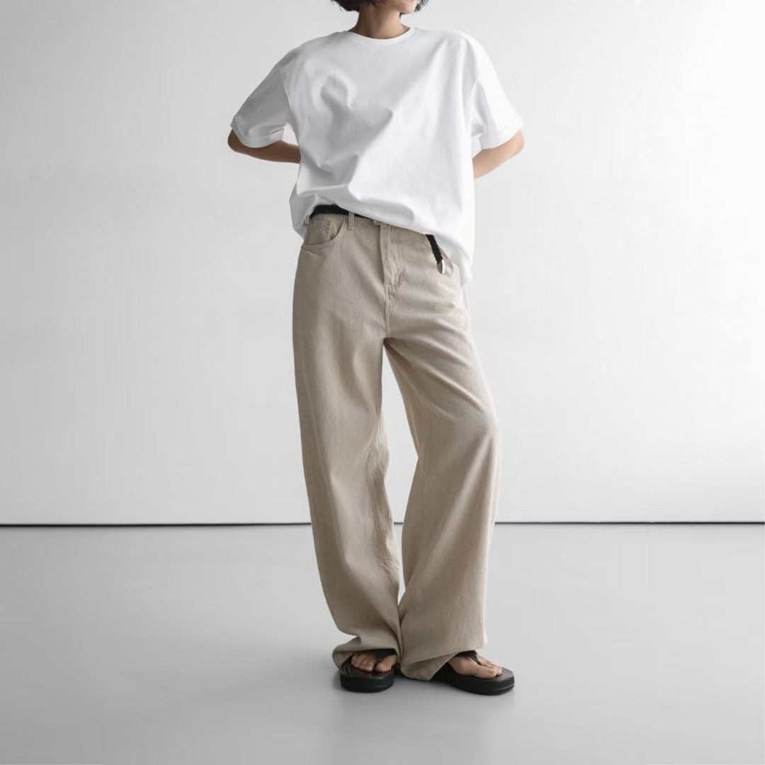 WIDE LEG BROWNIE JEANS