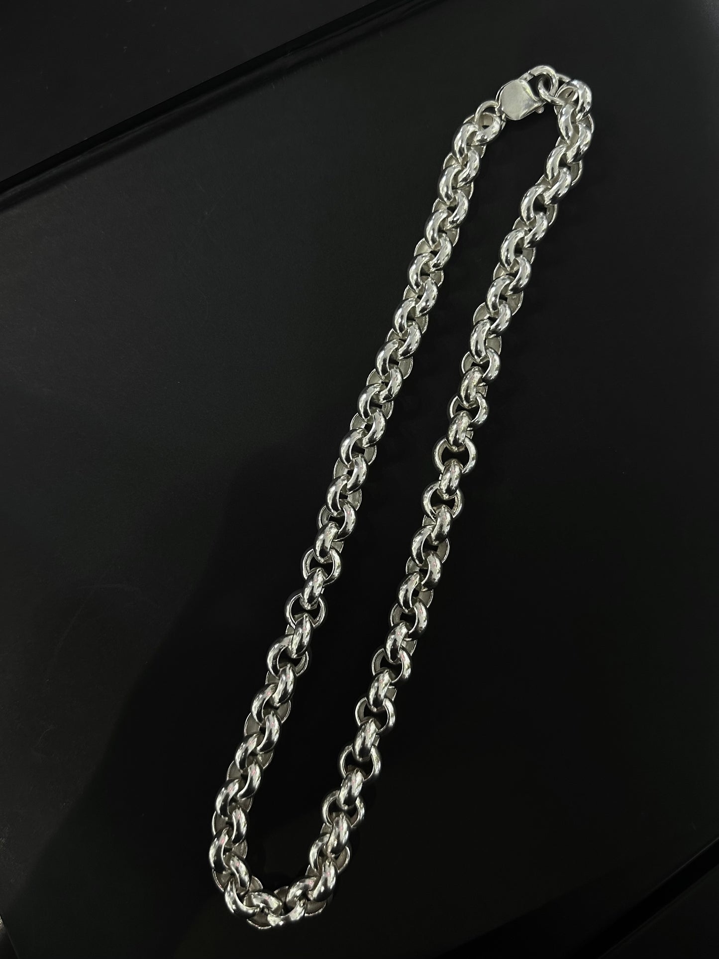 HANDMADE 925 CIRCLE LINK NECKLACE