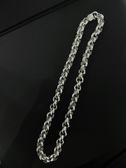 HANDMADE 925 CIRCLE LINK NECKLACE