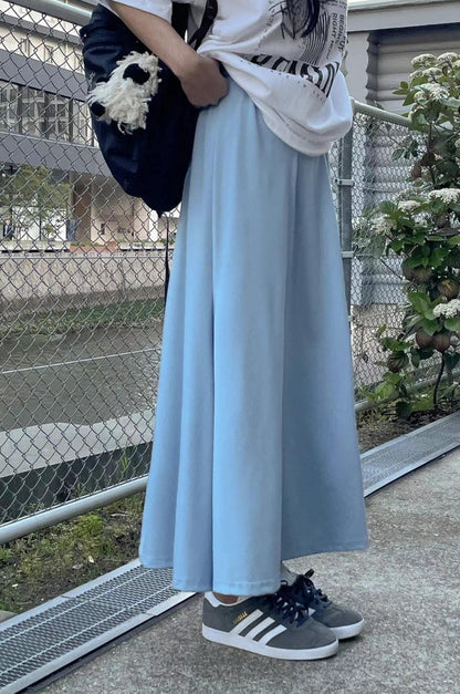 COTTON FLARE END SKIRT