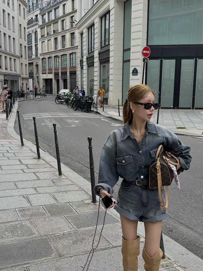 CHIC CLASSIC DENIM SHIRT