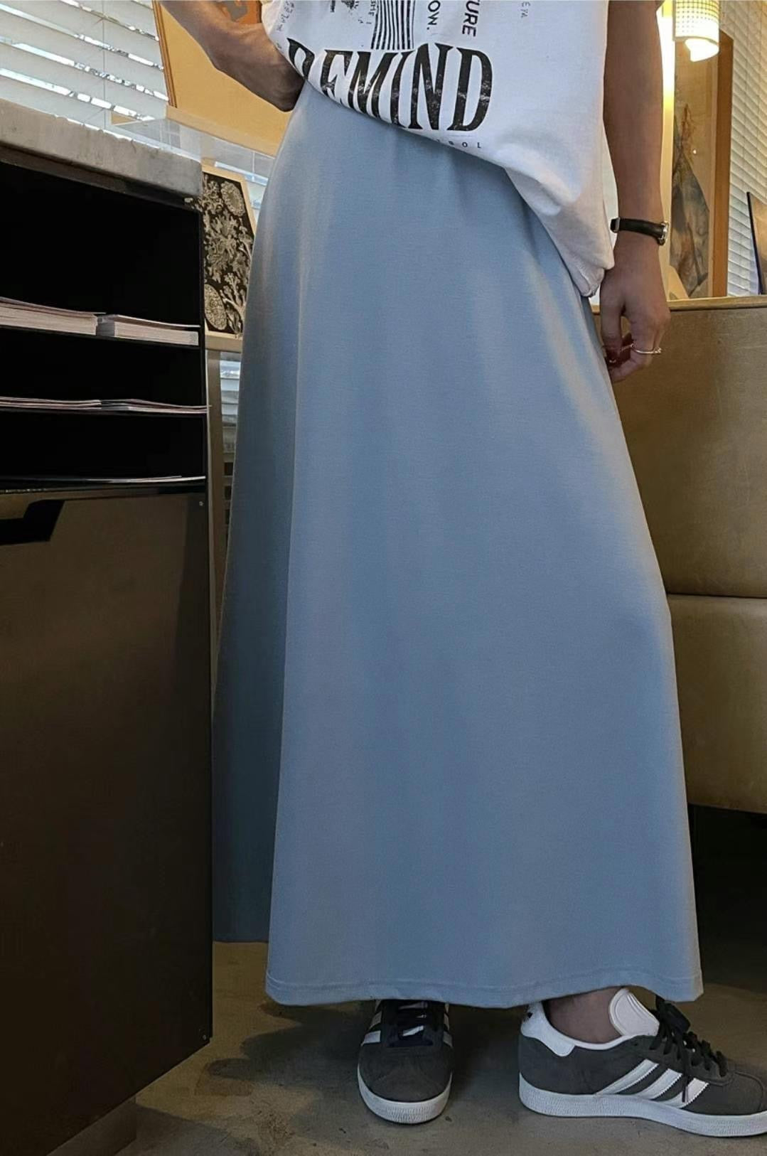 COTTON FLARE END SKIRT