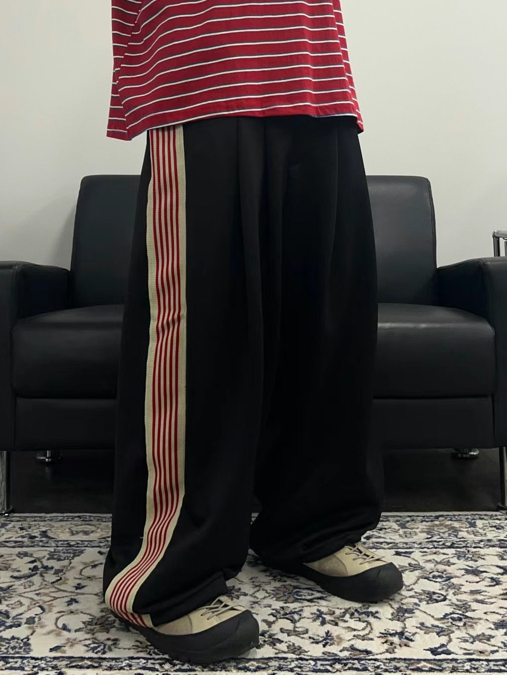 5 LINES TRACK PANTS