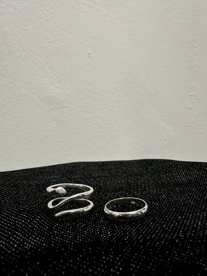 HANDMADE 925  ZIC ZAC RING