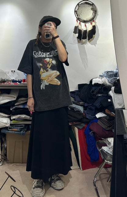 COTTON FLARE END SKIRT