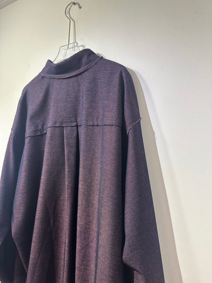 • FUSSY MADE • MARLED IMITATION DENIM SHIRT