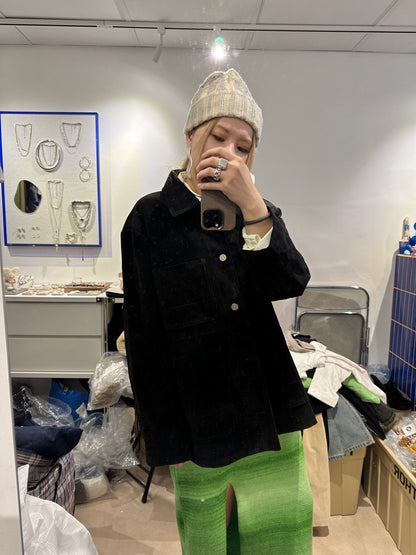 SUEDE WORKER JACKET