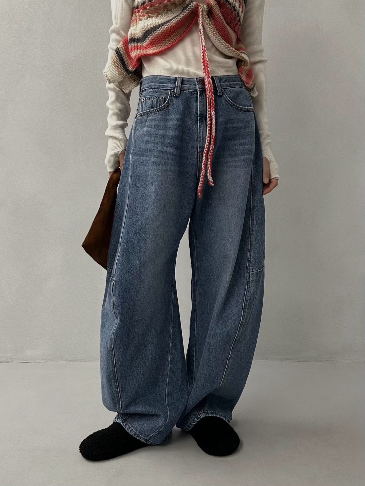 BAGGY DENIM PUDDLE JEANS