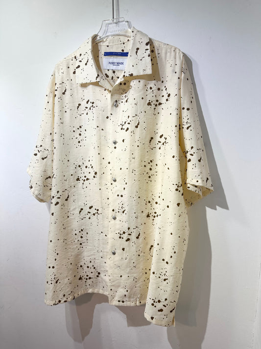 • FUSSY MADE • BROWN SPOTTED SHIRT