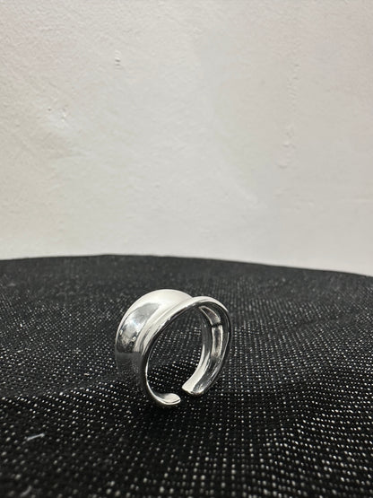 925 CHUNKY MID DENT RING
