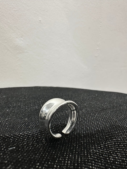 925 CHUNKY MID DENT RING
