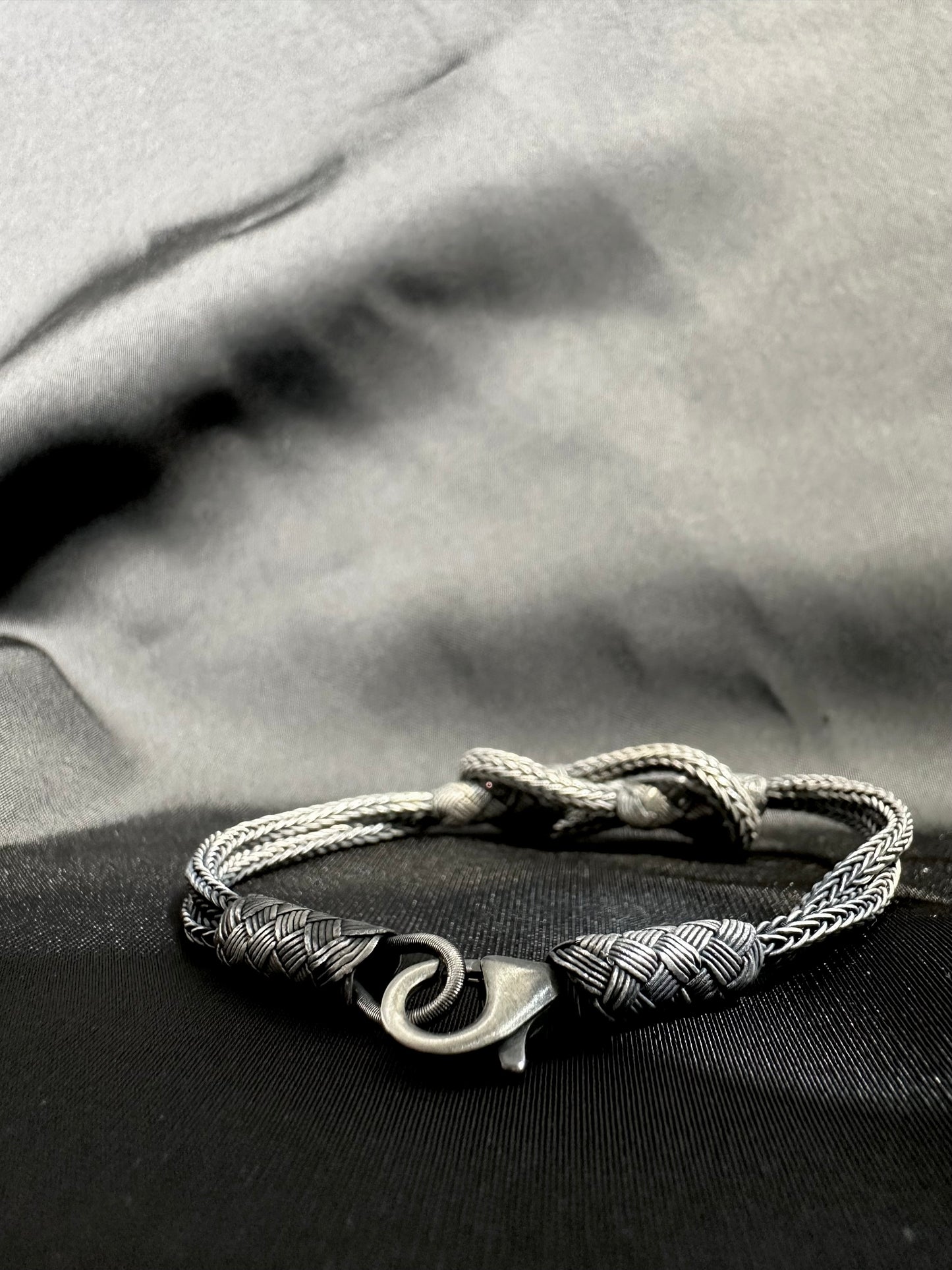 HANDMADE 925 TWIST ROPE BRACLET