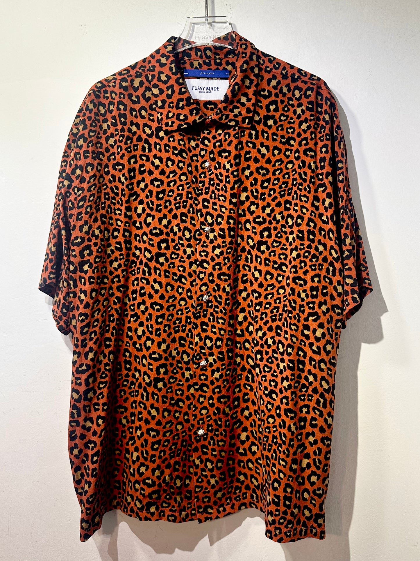 • FUSSY MADE • MARMALADE BOLD LEOPARD SHIRT